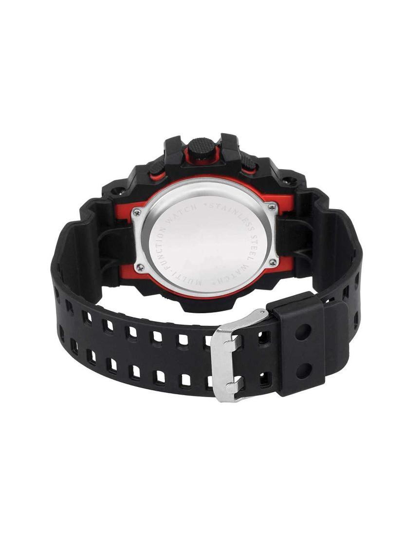 s-shock black digital watch, splash proof, specially design for casual fashion dial color red digital watch - 17588248 - Zoom Image - 3