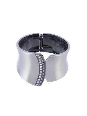 silver brass bangle bracelet - 17588249 - Standard Image - 2