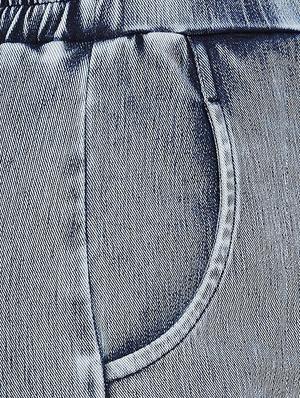 blue denim shorts - 17588279 - Standard Image - 5
