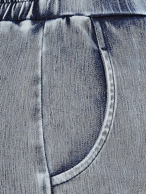 blue denim shorts - 17588279 - Zoom Image - 5