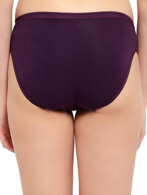 purple solid bikini panty - 17588297 - Standard Image - 3