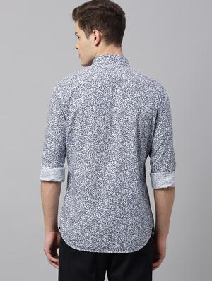 white printed casual shirt - 17588309 - Standard Image - 3