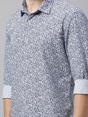 white printed casual shirt - 17588309 - Standard Image - 4
