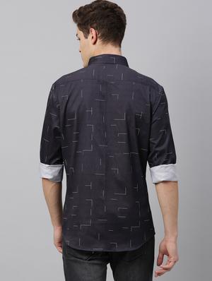 black printed casual shirt - 17588310 - Standard Image - 3