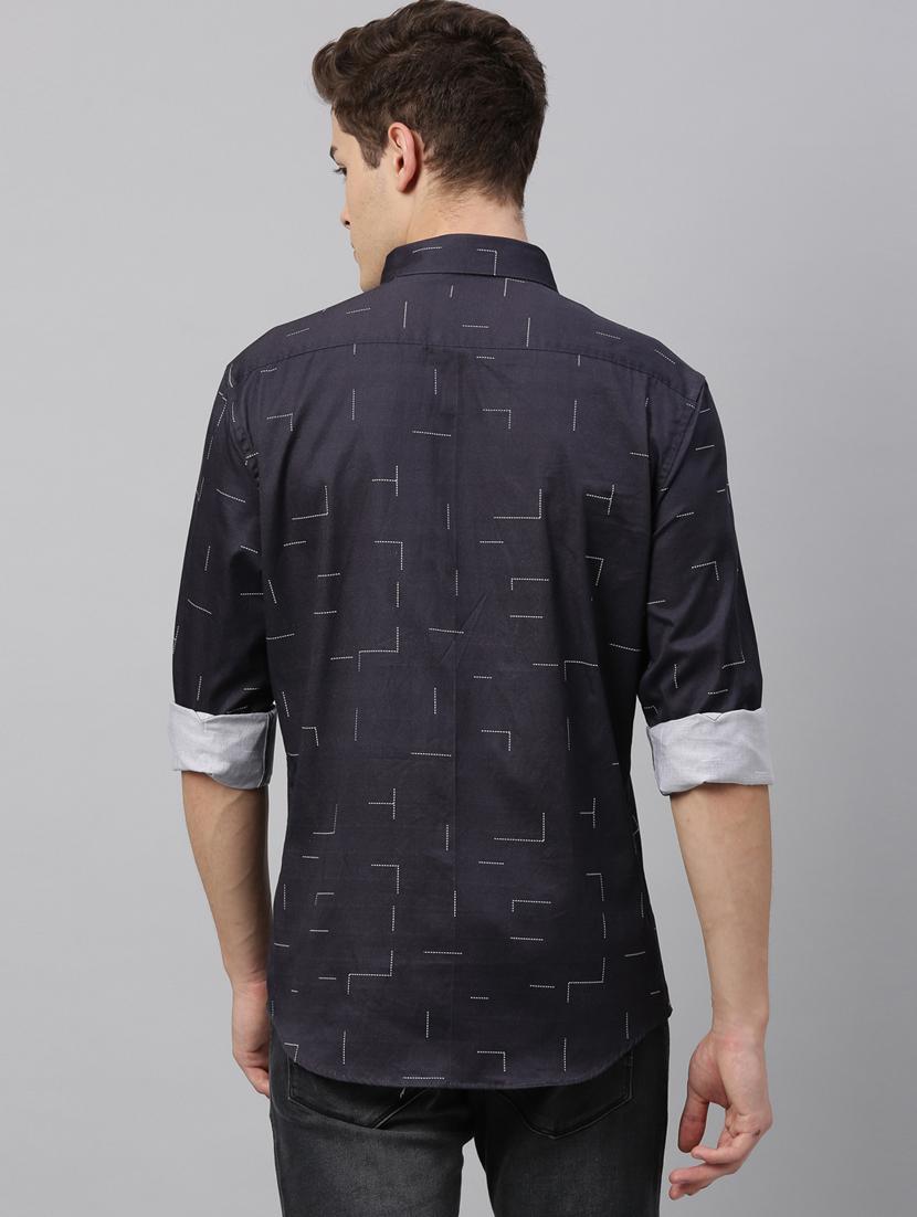 black printed casual shirt - 17588310 - Zoom Image - 3