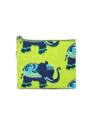 green canvas regular pouch - 17588624 - Standard Image - 2