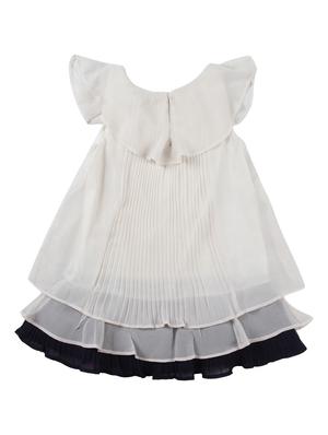 white solid frock - 17588785 - Standard Image - 2