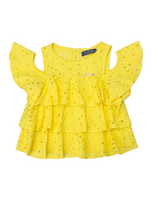 yellow cotton crop top - 17588799 - Very Small Image - 1
