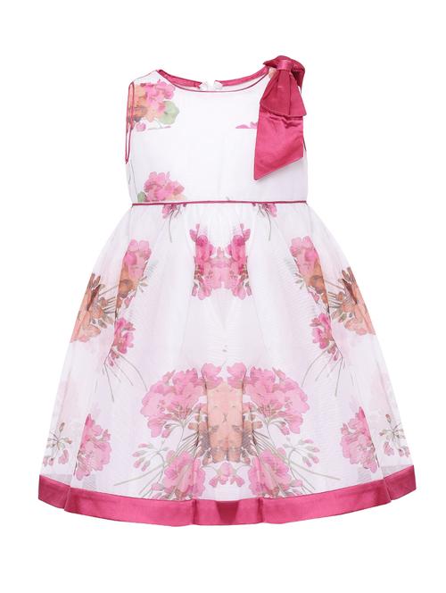 white floral frock - 17588845 - Very Small Image - 1