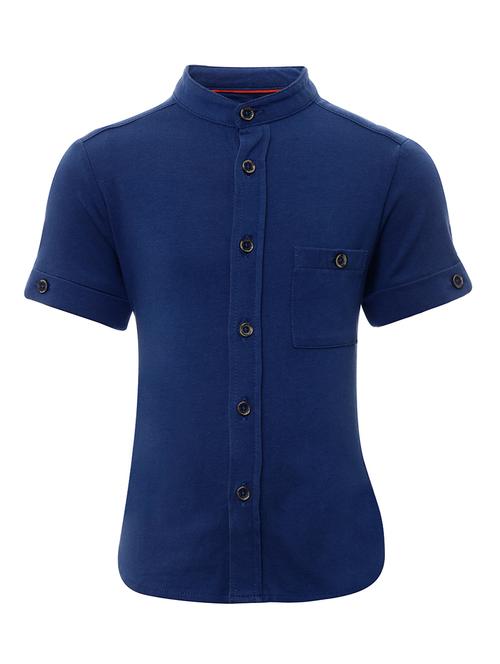 dark blue solid t-shirt - 17588973 - Standard Image - 1