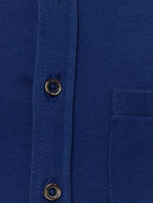 dark blue solid t-shirt - 17588973 - Standard Image - 3