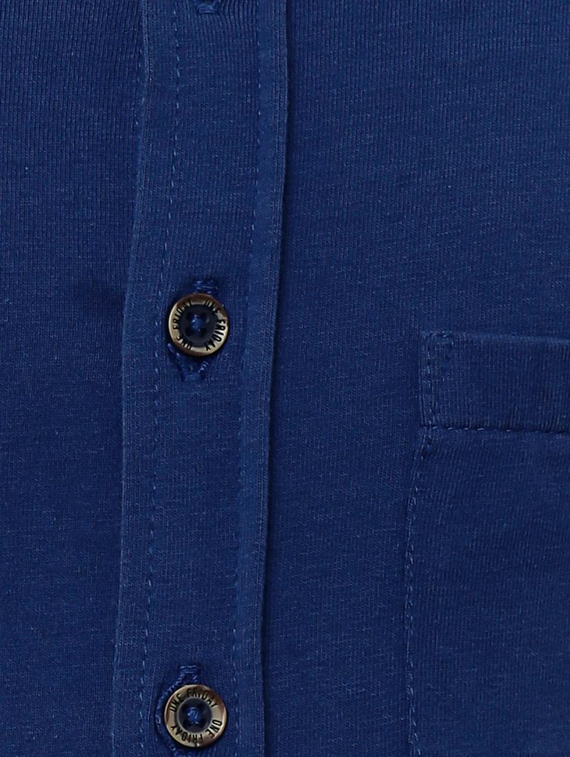 dark blue solid t-shirt - 17588973 - Zoom Image - 3