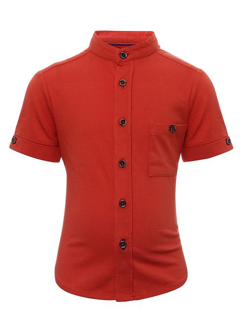red solid t-shirt - 17588974 - Very Small Image - 1