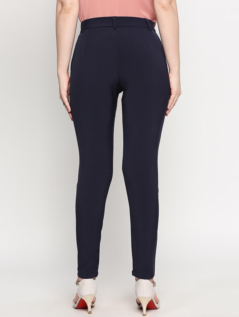 high rise flat front trouser - 17589098 - Zoom Image - 3