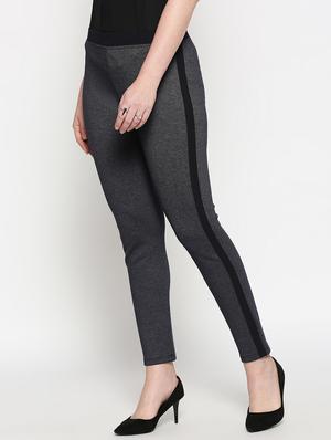 high rise printed treggings - 17589101 - Standard Image - 3