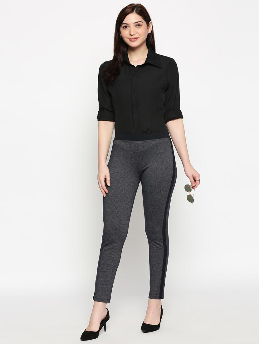high rise printed treggings - 17589101 - Zoom Image - 5