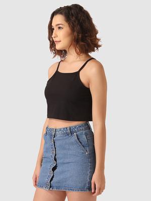 cami neck crop top - 17589106 - Standard Image - 2