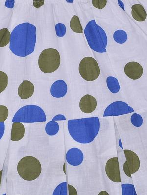 blue cotton aline skirt - 17589165 - Standard Image - 3