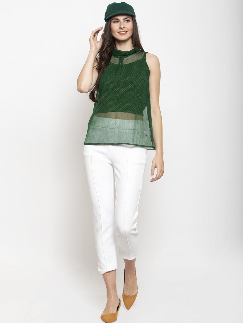 turtle neck embellished top - 17589183 - Zoom Image - 2