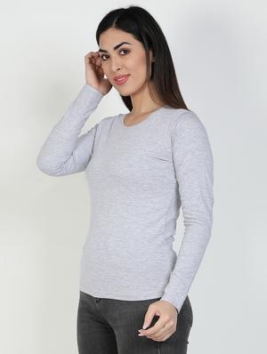 round neck solid tee - 17590308 - Standard Image - 2