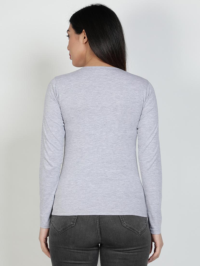 round neck solid tee - 17590308 - Zoom Image - 3