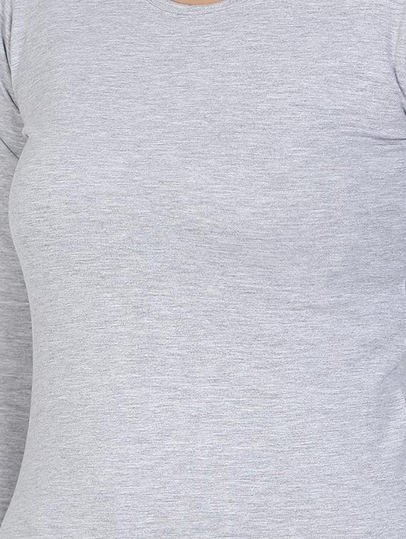 round neck solid tee - 17590308 - Zoom Image - 5