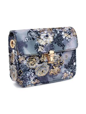 grey leatherette (pu) regular handbag - 17590380 - Standard Image - 5