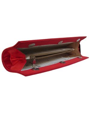 red satin ethnic clutch - 17590645 - Standard Image - 3