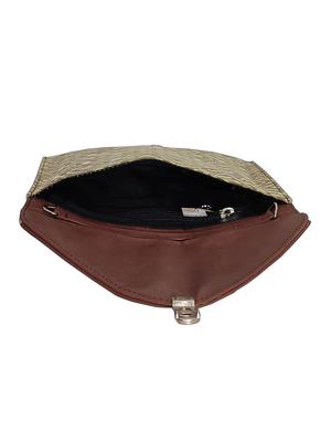 green canvas envelope clutch - 17590647 - Standard Image - 3