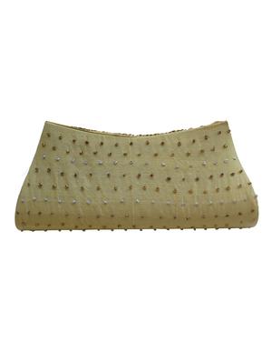 gold silk envelope clutch - 17590648 - Standard Image - 2
