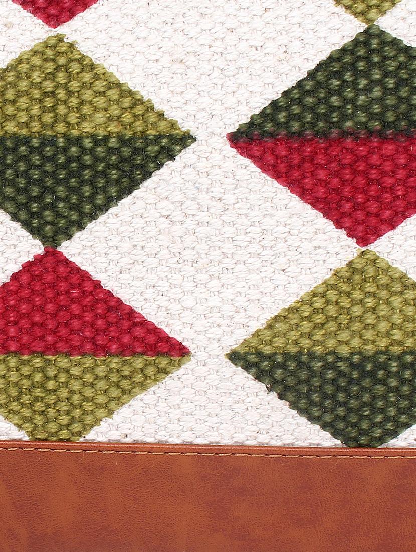 multi colored canvas regular clutch - 17590652 - Zoom Image - 4
