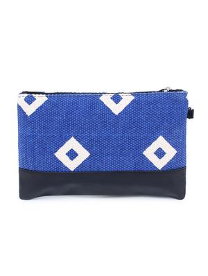 blue canvas regular clutch - 17590653 - Standard Image - 2