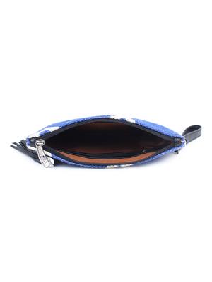 blue canvas regular clutch - 17590653 - Standard Image - 3