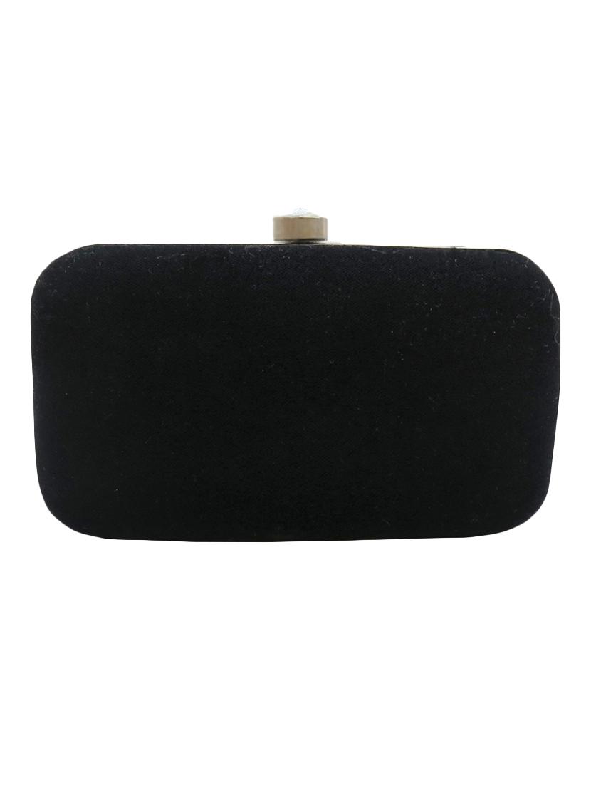 black velvet box clutch - 17590662 - Zoom Image - 2