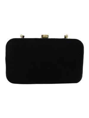 black velvet box clutch - 17590666 - Standard Image - 2