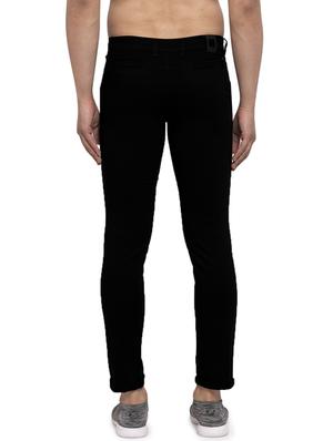 black solid chinos - 17591070 - Standard Image - 3