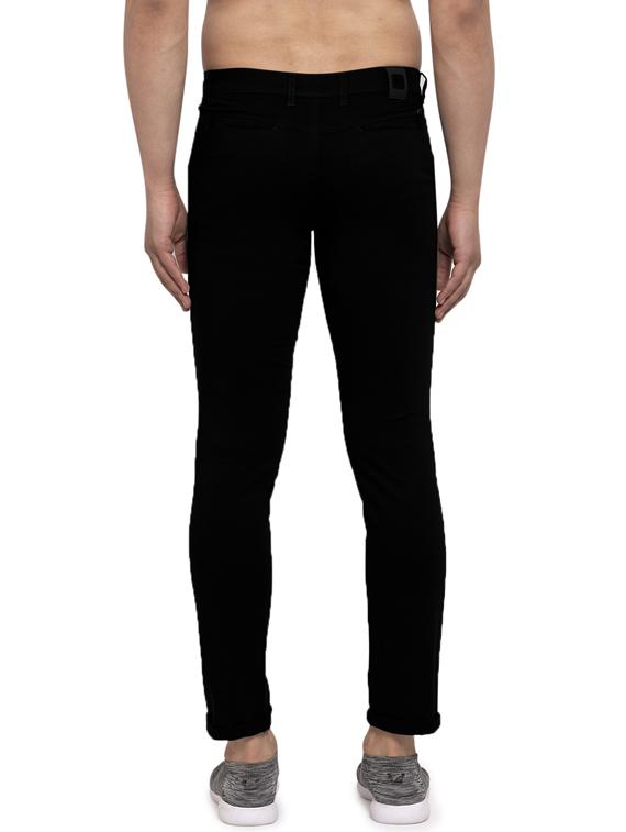 black solid chinos - 17591070 - Zoom Image - 3