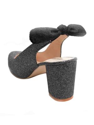 grey synthetic slip on pumps - 17591911 - Standard Image - 3