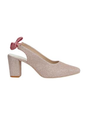 pink synthetic slip on pumps - 17591912 - Standard Image - 2
