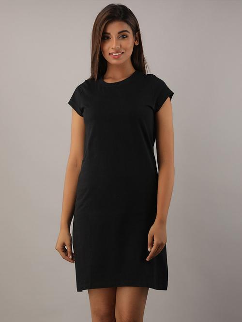 round neck shift dress - 17592067 - Standard Image - 1