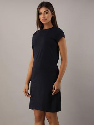 round neck shift dress - 17592068 - Standard Image - 2