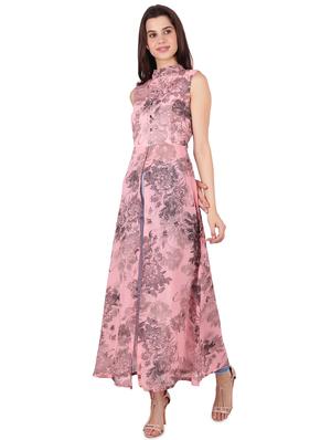 tie back floral maxi tunic - 17592167 - Standard Image - 2