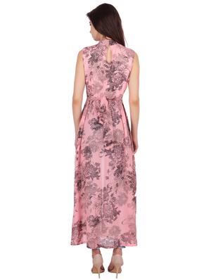 tie back floral maxi tunic - 17592167 - Standard Image - 3