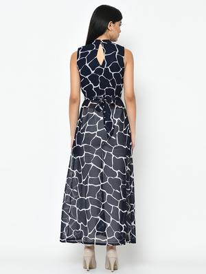 tie back printed maxi tunic - 17592168 - Standard Image - 3