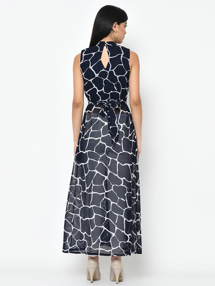 tie back printed maxi tunic - 17592168 - Zoom Image - 3