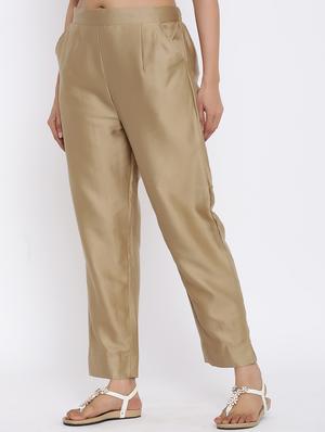 mid rise flat front trouser - 17592251 - Standard Image - 3