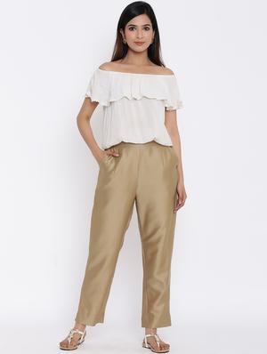 mid rise flat front trouser - 17592251 - Standard Image - 5