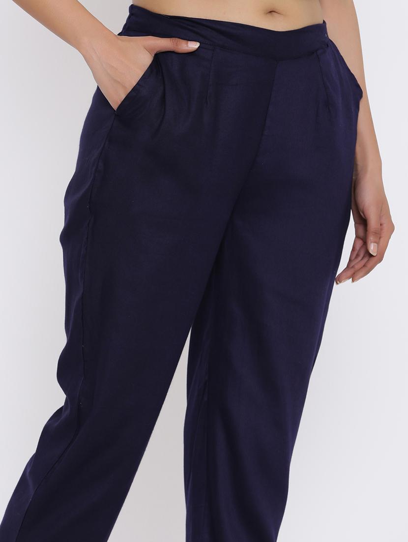 mid rise flat front trouser - 17592253 - Zoom Image - 6