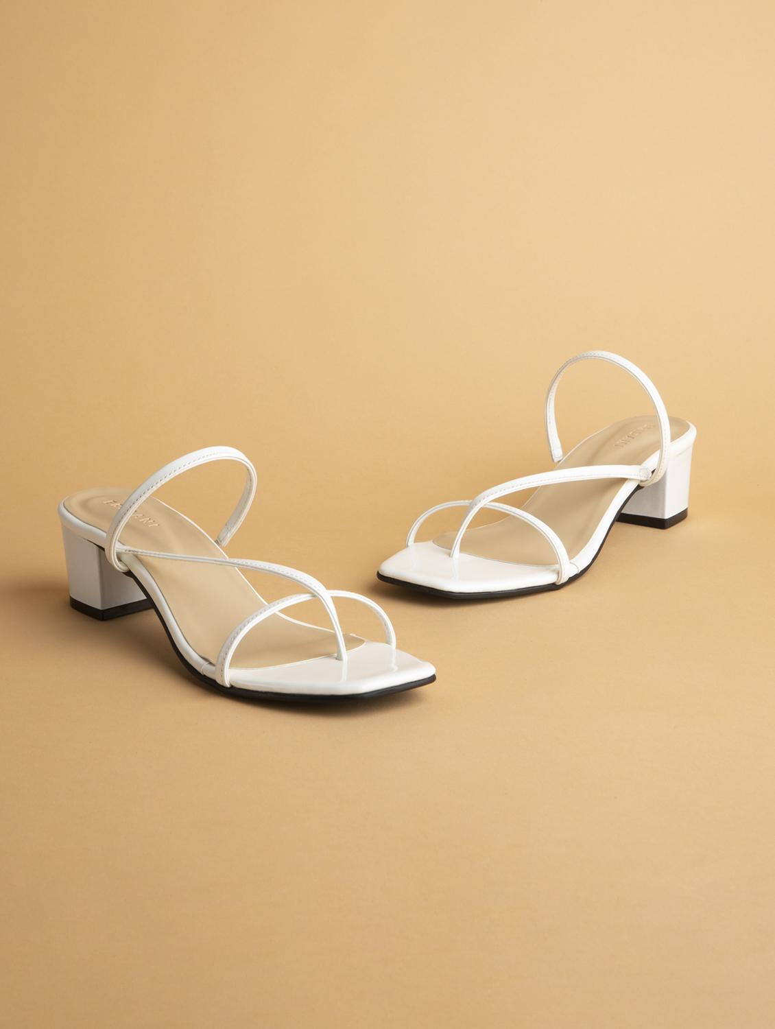 white ankle strap sandals - 17592686 - Zoom Image - 2