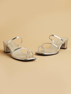 toe separator heel sandals - 17592710 - Standard Image - 2